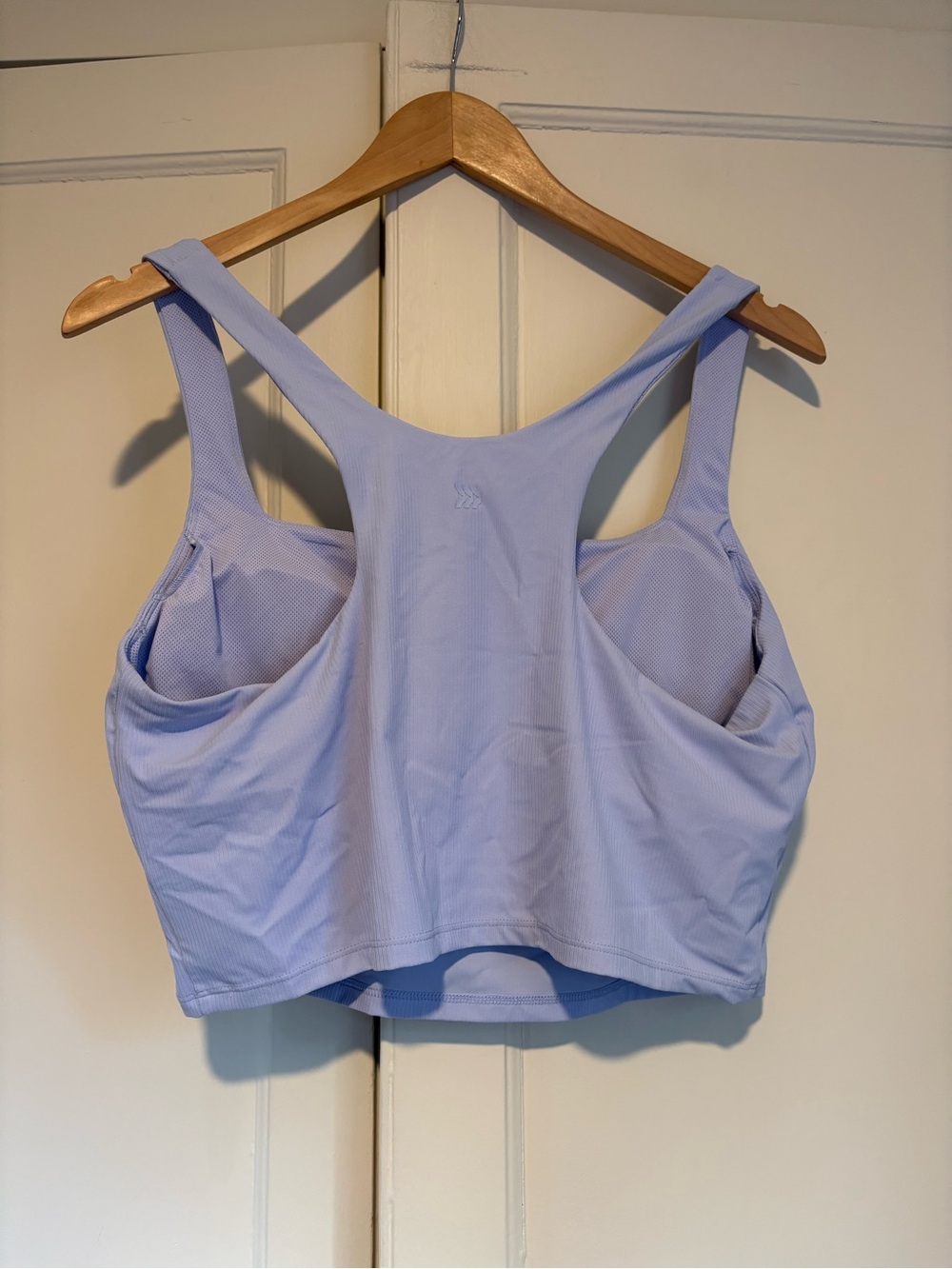 All In Motion Ribbed Light Blue Sports Bra Tank - Picture 2 of 3